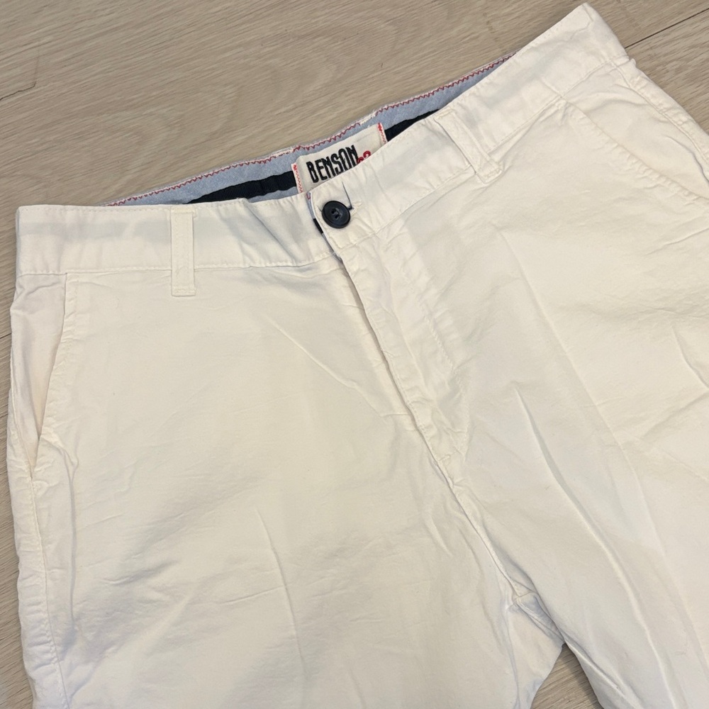 White Men's Shorts - Picture 4 of 5